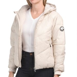 Spyder Cream Puffer Jacket